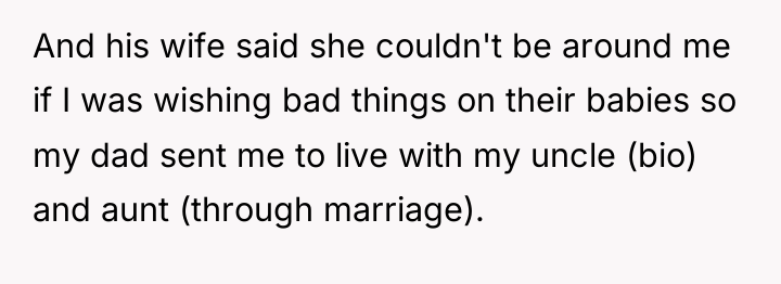 And his wife said she couldn't be around me if...