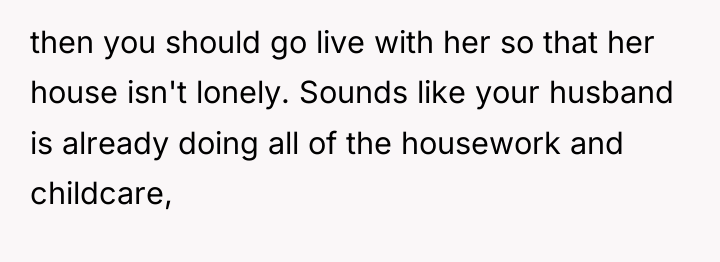 then you should go live with her so that her...
