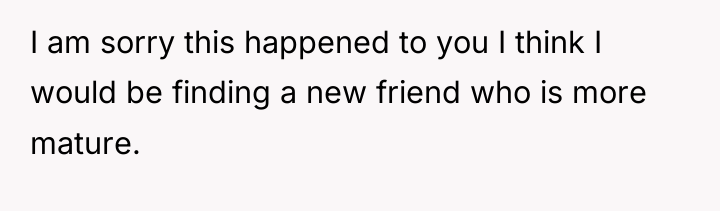 I am sorry this happened to you I think I...