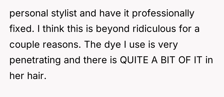 personal stylist and have it professionally fixed. I think this...