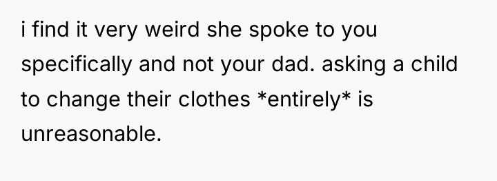 i find it very weird she spoke to you specifically...