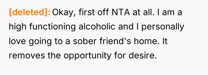 [deleted] Okay, first off NTA at all. I am a...