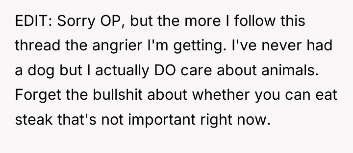 EDIT: Sorry OP, but the more I follow this thread...