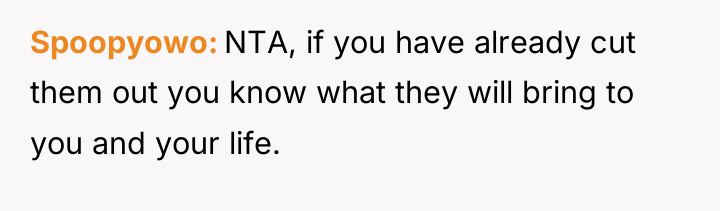 Spoopyowo NTA, if you have already cut them out you...