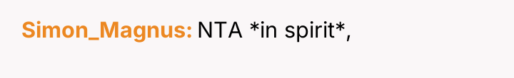 Simon_Magnus NTA *in spirit*,