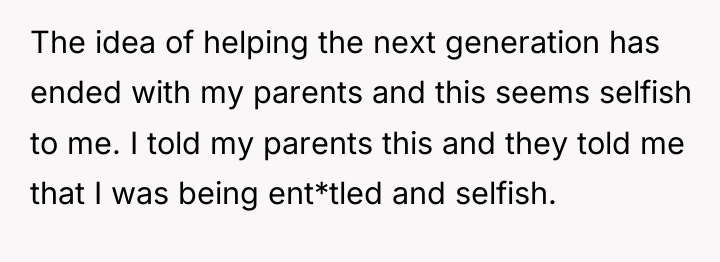 The idea of helping the next generation has ended with...