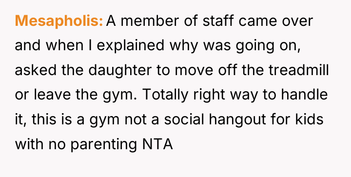 Mesapholis A member of staff came over and when I...