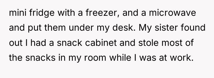 mini fridge with a freezer, and a microwave and put...
