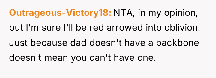 Outrageous-Victory18 NTA, in my opinion, but I'm sure I'll be...
