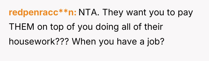 redpenracc**n NTA. They want you to pay THEM on top...
