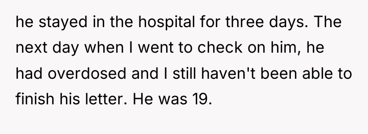 he stayed in the hospital for three days. The next...