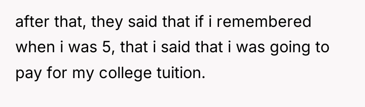 after that, they said that if i remembered when i...