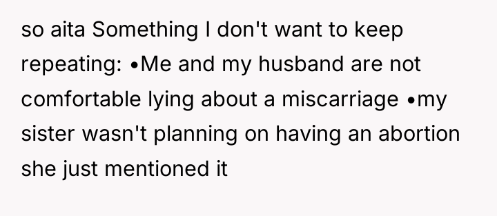 so aita Something I don't want to keep repeating: •Me...