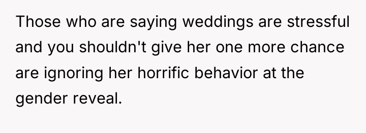 Those who are saying weddings are stressful and you shouldn't...