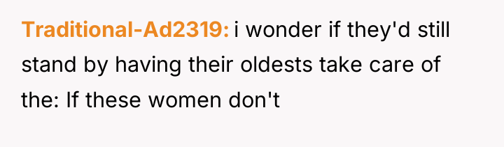 Traditional-Ad2319 i wonder if they'd still stand by having their...