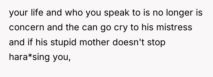 your life and who you speak to is no longer...