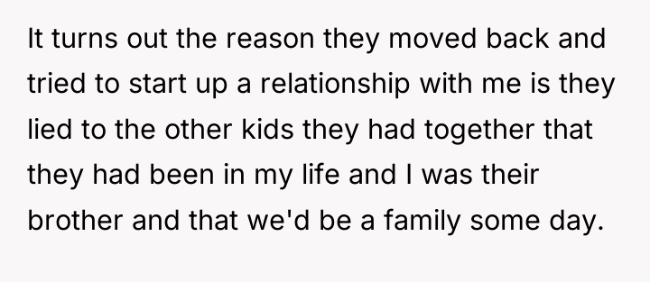 It turns out the reason they moved back and tried...