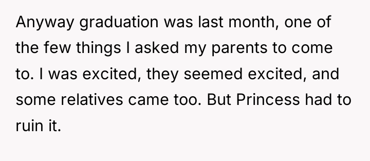 Anyway graduation was last month, one of the few things...