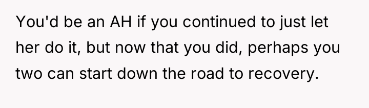 You'd be an AH if you continued to just let...