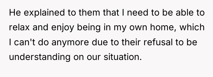 He explained to them that I need to be able...