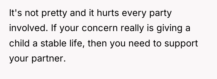 It's not pretty and it hurts every party involved. If...