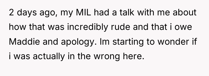 2 days ago, my MIL had a talk with me...