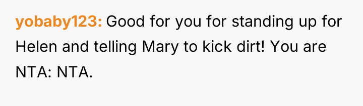 yobaby123 Good for you for standing up for Helen and...