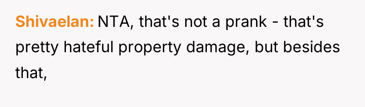 Shivaelan NTA, that's not a prank - that's pretty hateful...