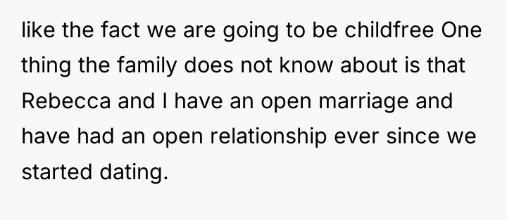like the fact we are going to be childfree One...