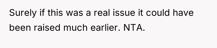 Surely if this was a real issue it could have...