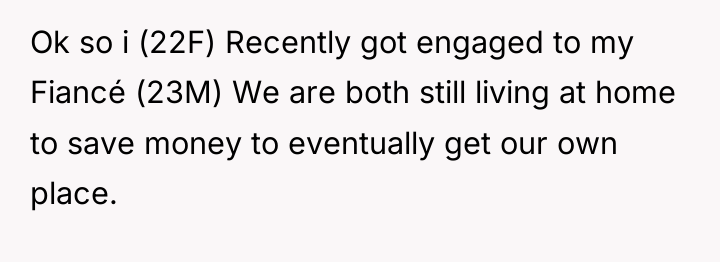 Ok so i (22F) Recently got engaged to my Fiancé...