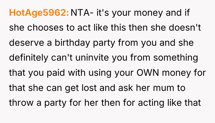 HotAge5962 NTA- it's your money and if she chooses to...