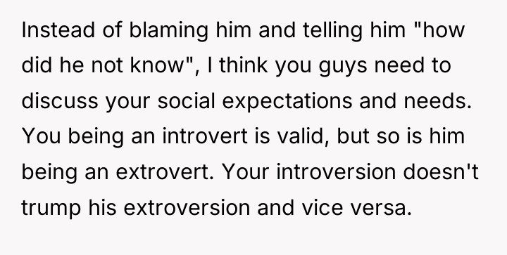 Instead of blaming him and telling him "how did he...