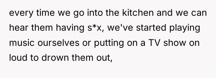 every time we go into the kitchen and we can...