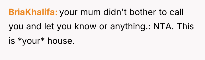 BriaKhalifa your mum didn't bother to call you and let...