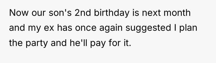 Now our son's 2nd birthday is next month and my...