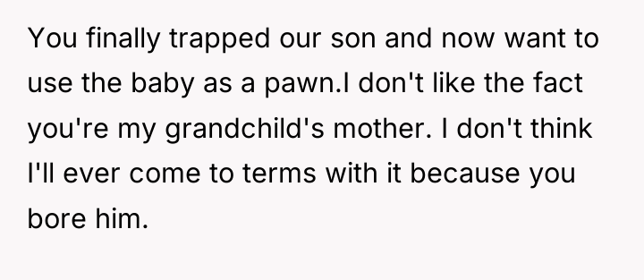 You finally trapped our son and now want to use...