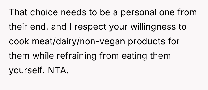 That choice needs to be a personal one from their...