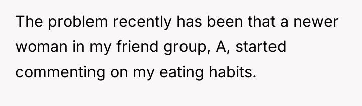 The problem recently has been that a newer woman in...