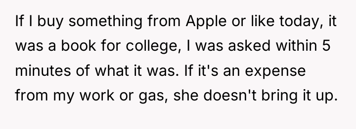 If I buy something from Apple or like today, it...