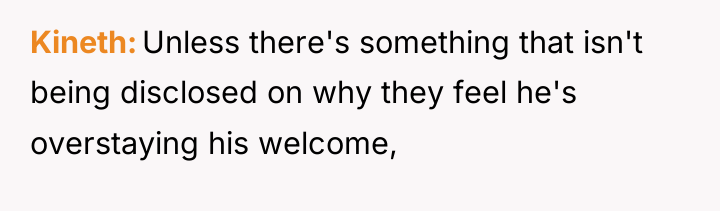 Kineth Unless there's something that isn't being disclosed on why...