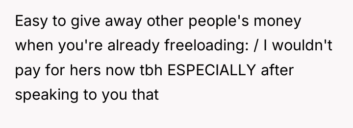 Easy to give away other people's money when you're already...