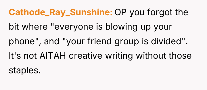 Cathode_Ray_Sunshine OP you forgot the bit where "everyone is blowing...