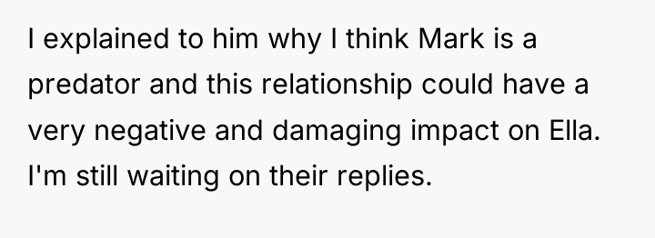 I explained to him why I think Mark is a...
