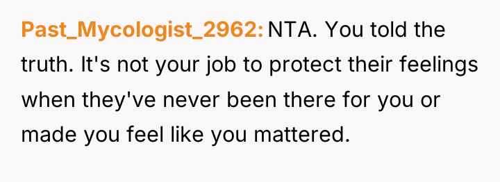 Past_Mycologist_2962 NTA. You told the truth. It's not your job...