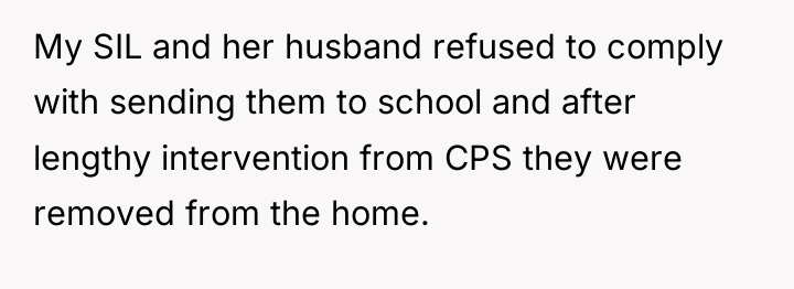 My SIL and her husband refused to comply with sending...
