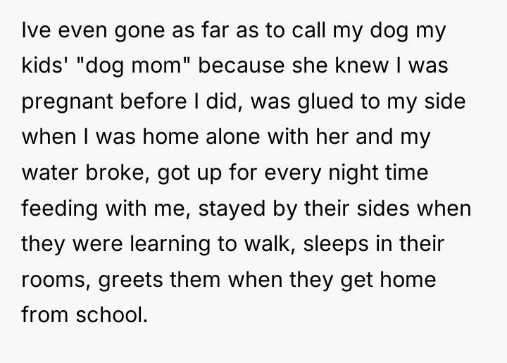 Ive even gone as far as to call my dog...