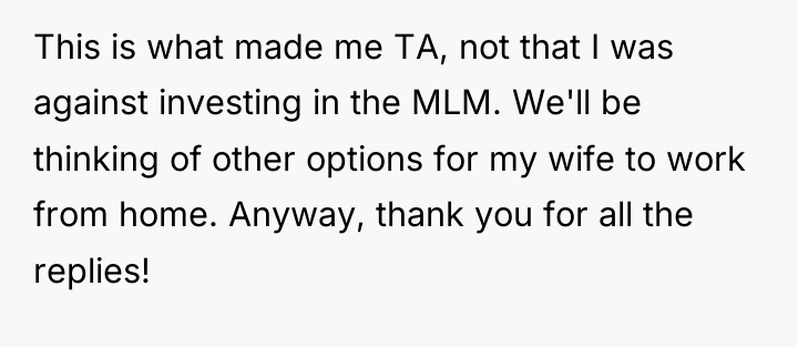 This is what made me TA, not that I was...