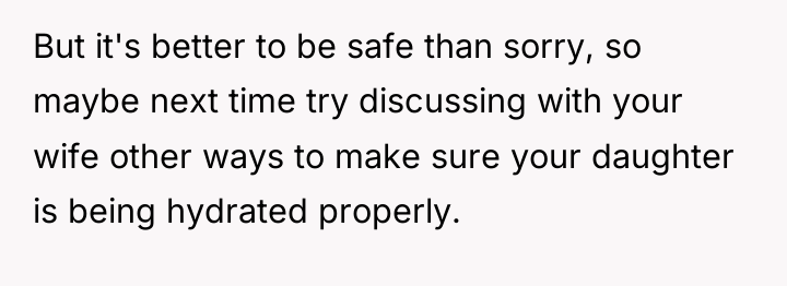 But it's better to be safe than sorry, so maybe...