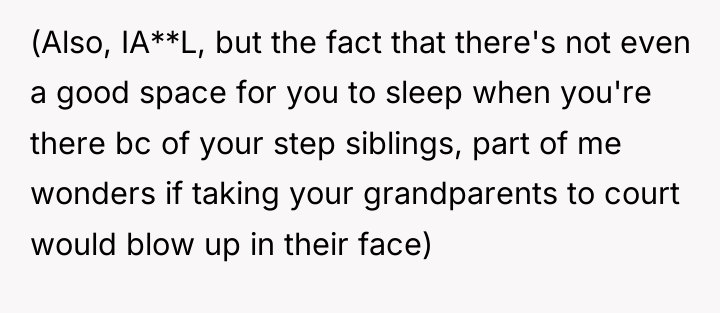 (Also, IA**L, but the fact that there's not even a...